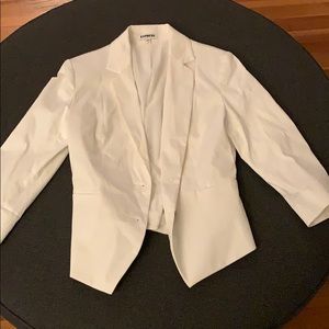 Express blazer white